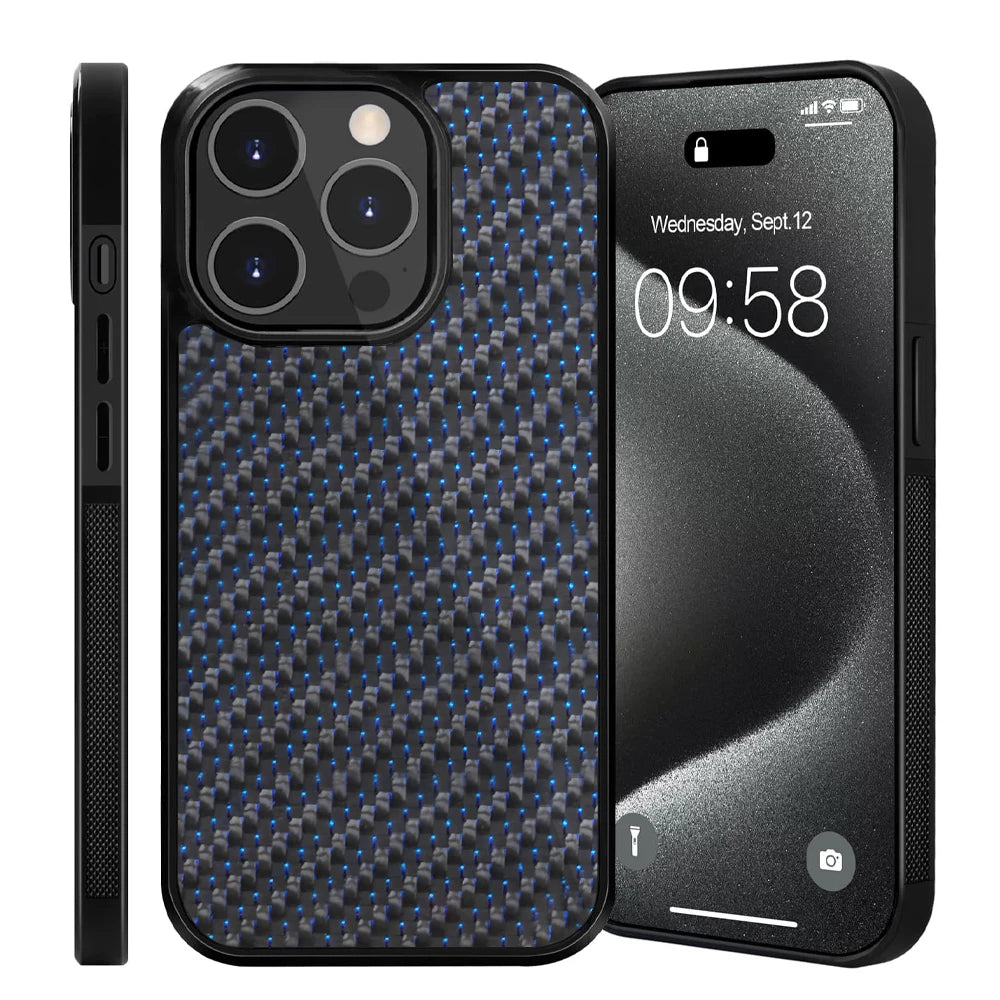 Luxury Gloss Real Carbon Fiber Phone Case