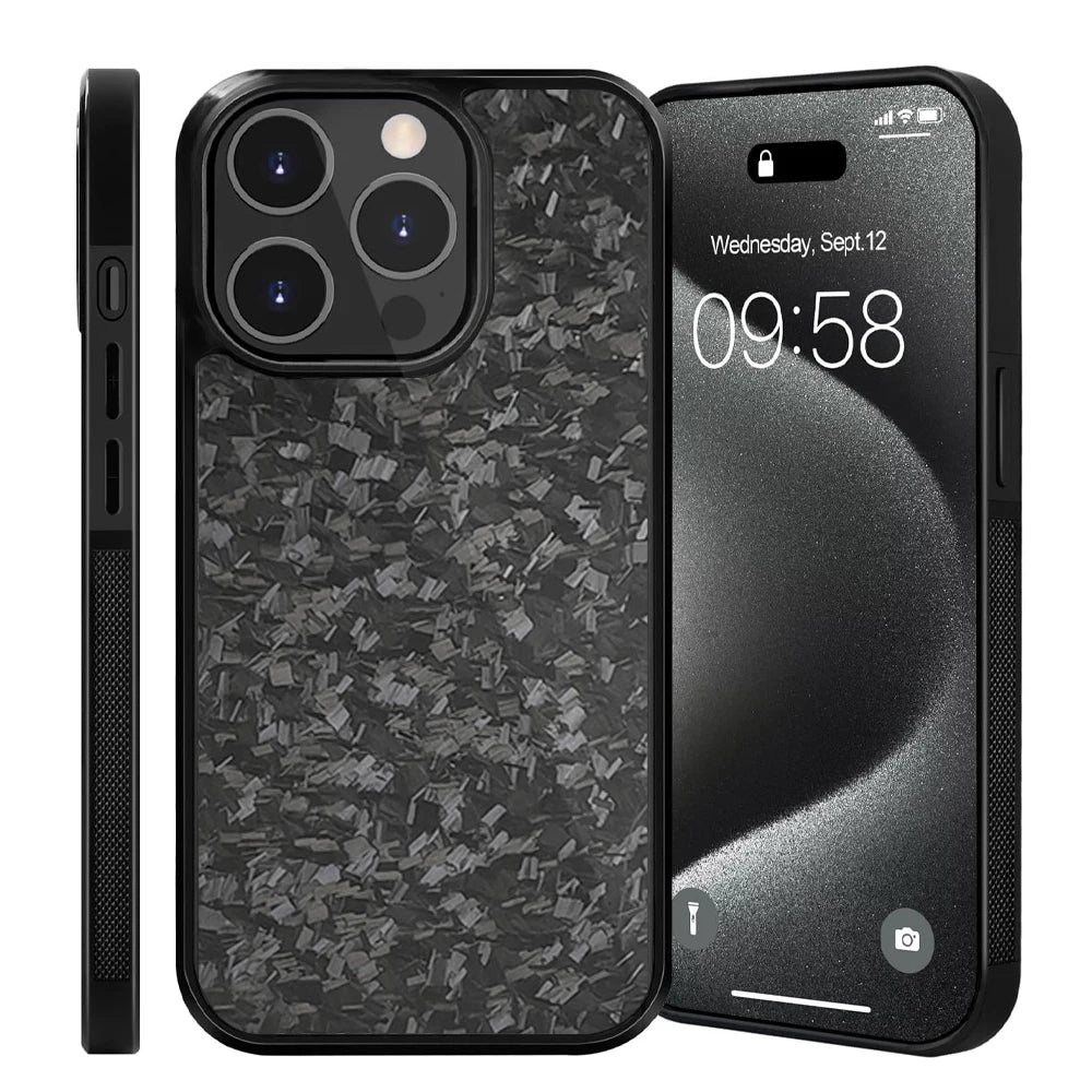 Luxury Gloss Real Carbon Fiber Phone Case